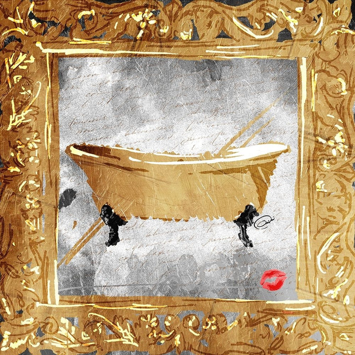 Golden Bath Kiss Mate Poster Print by OnRei OnRei-VARPDXONSQ153B Image 1