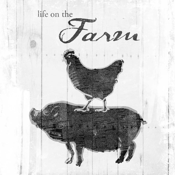 Farm to Chicken and Pig Poster Print by OnRei OnRei-VARPDXONSQ154D Image 1