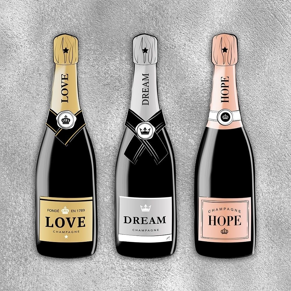 Champagne Set Poster Print - Aesthete-VARPDXPOD2121 Image 1