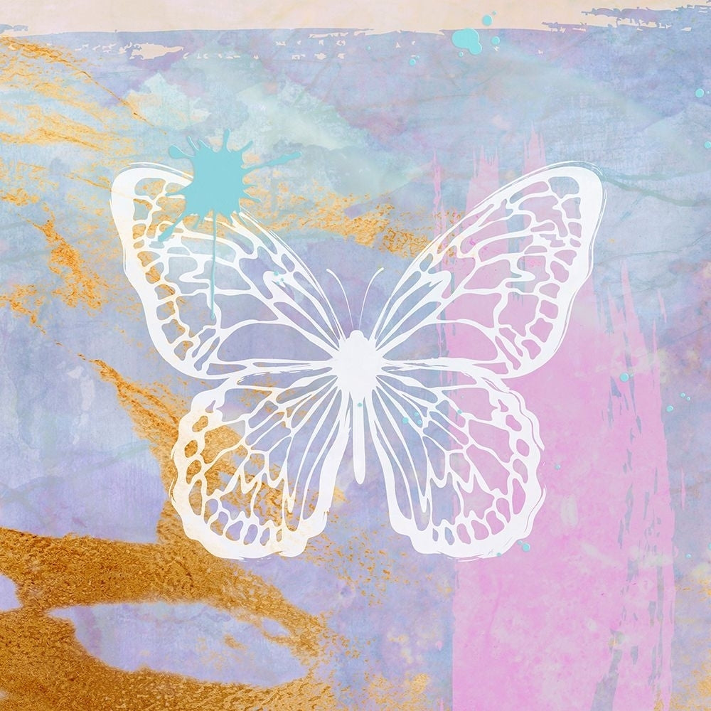 Purple Butterfly Poster Print - Aesthete-VARPDXPOD9021 Image 1