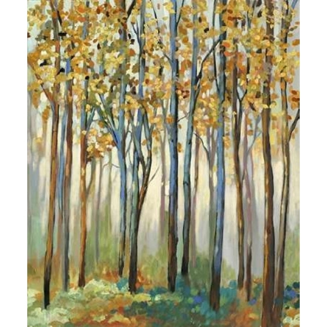 Golden Leaves Poster Print by Allison Pearce -VARPDXPS045A Image 2