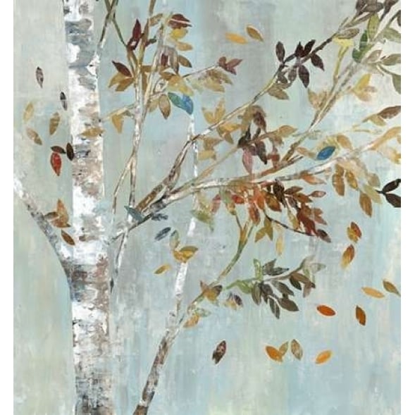 Birch with Leaves I Poster Print by Allison Pearce -VARPDXPS051A Image 1