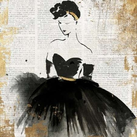 Lady in Black I Poster Print by PI Studio -VARPDXPU149A Image 1