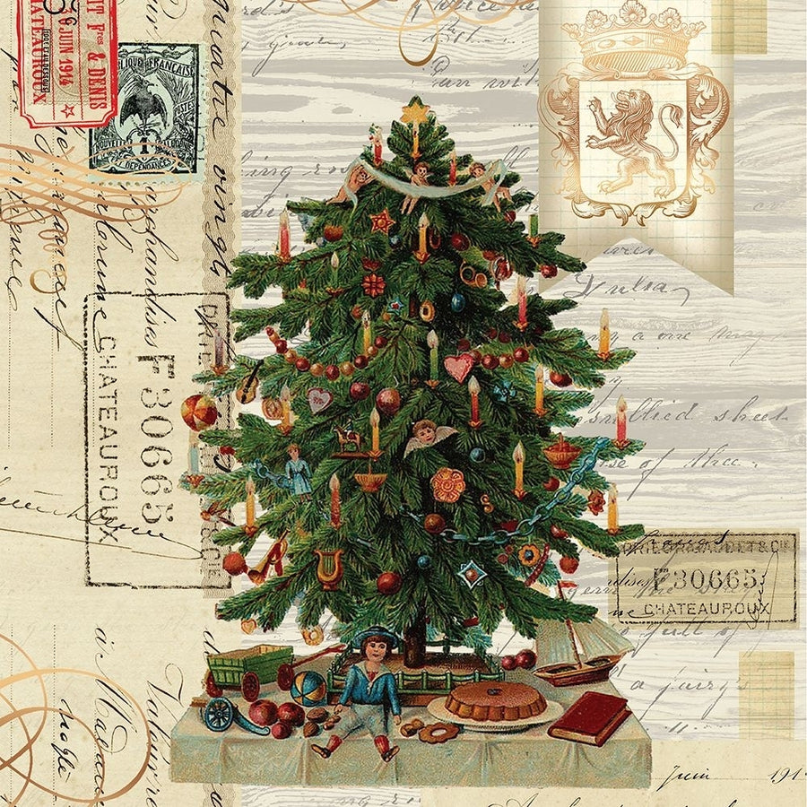 Holiday Tree 1 Poster Print - Bijoux And Lula-VARPDXQCASQ178C Image 1