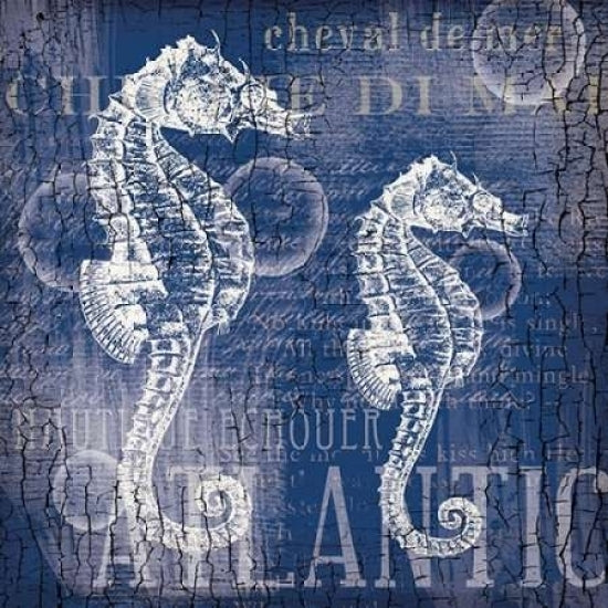 Navy Sea Horses Poster Print by Ophelia and Co. Ophelia and Co.-VARPDXQCOSQ005A Image 2