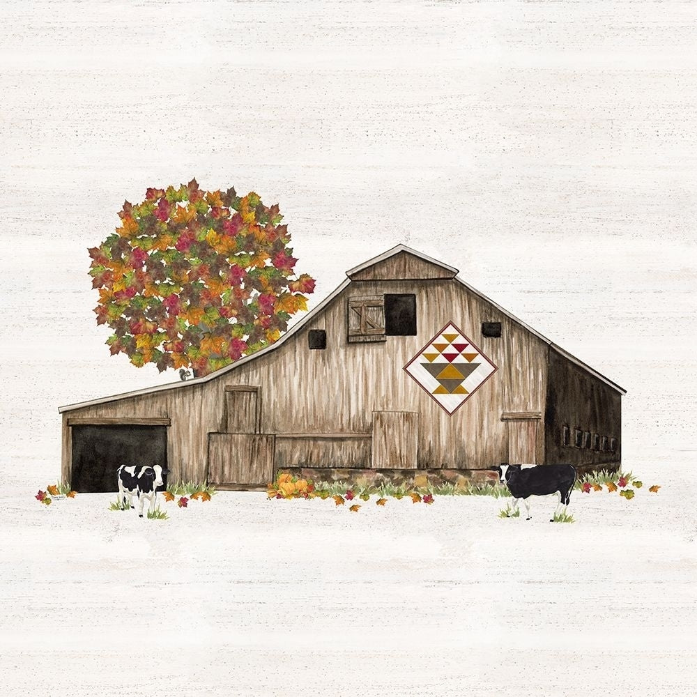 Fall Barn Quilt I by Tara Reed-VARPDXRB15223TR Image 1