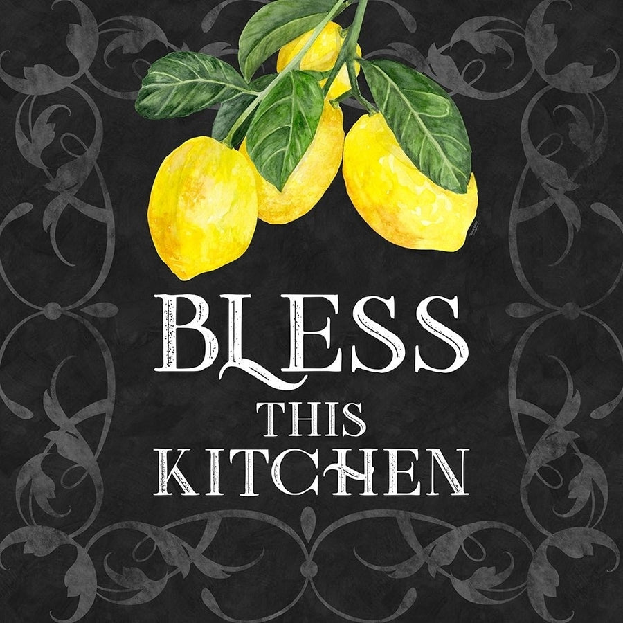 Live with Zest sentiment I-Bless this Kitchen by Tara Reed-VARPDXRB16793TR Image 1