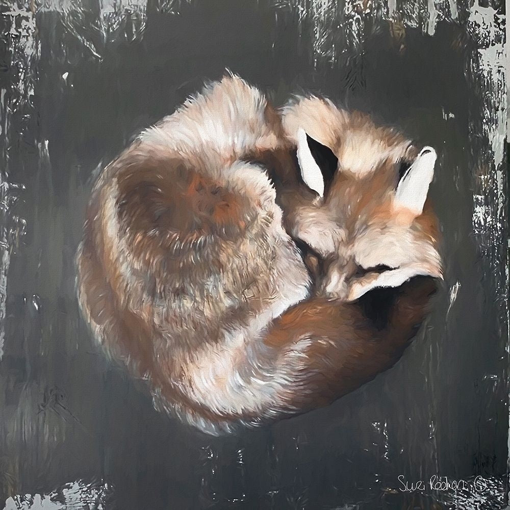 Sleeping Fox No. 11 Poster Print by Suzi Redman-VARPDXRED119 Image 1