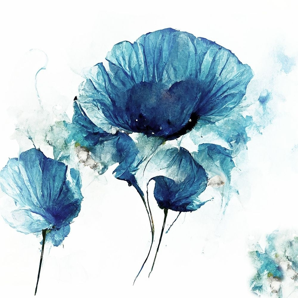 Sky Poppies III Poster Print - Sasha-VARPDXSASHA278870 Image 1