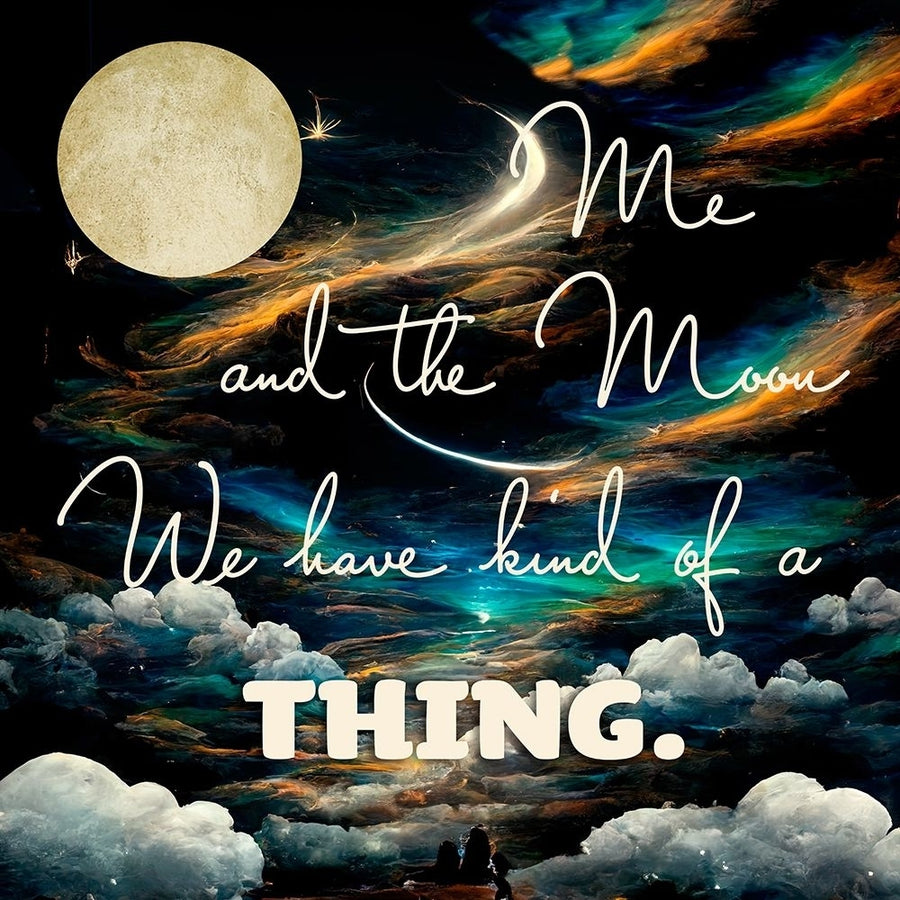 Me and the Moon Poster Print - Sasha-VARPDXSASHA280625 Image 1