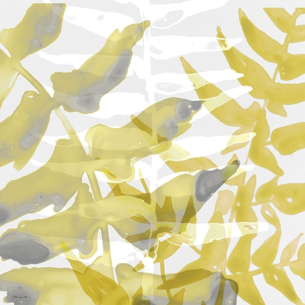 Yellow-Gray Leaves 1 by Stellar Design Studio-VARPDXSDS849 Image 1