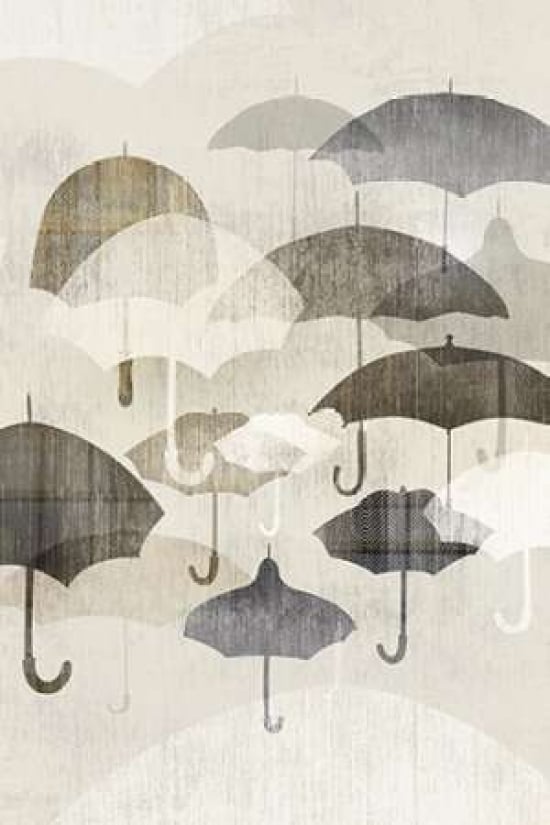 Umbrella Rain II Poster Print by Edward Selkirk -VARPDXSE236A Image 1