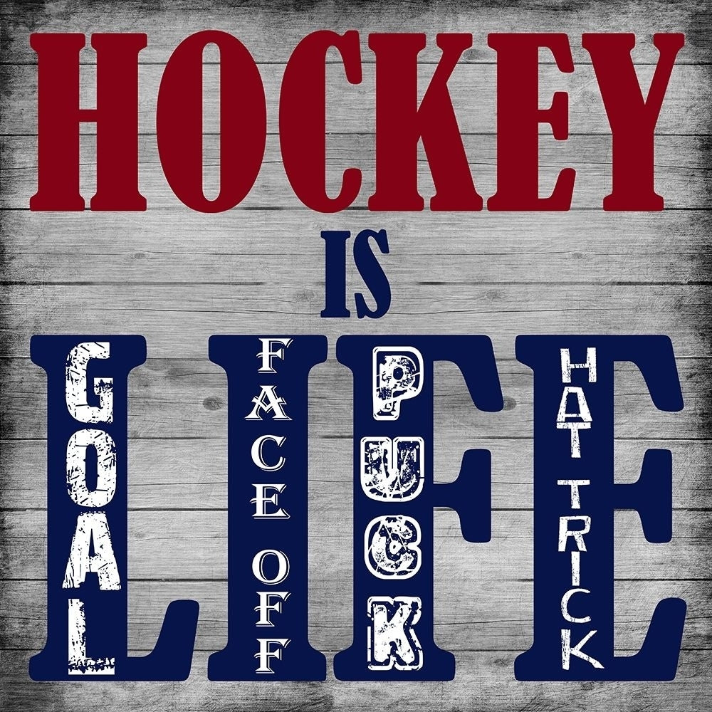 Hockey Life Poster Print by Sheldon Lewis-VARPDXSLBSQ552A Image 1