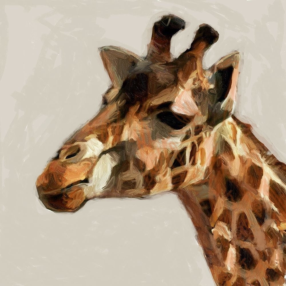 Giraffe Portrait Poster Print by Sarah Butcher-VARPDXSRSQ011 Image 1