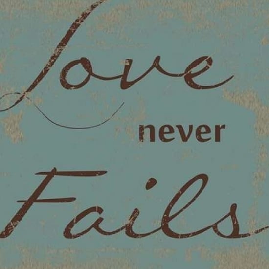 LOVE NEVER FAILS Poster Print by Taylor Greene-VARPDXTGSQ074F Image 2