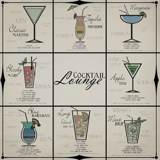 Cocktail Lounge Poster Print by Taylor Greene-VARPDXTGSQ163C Image 1