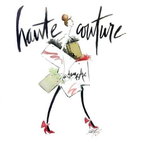 Haute Couture 2 Poster Print by Alicia Zyburt-VARPDXAZSQ004B Image 2