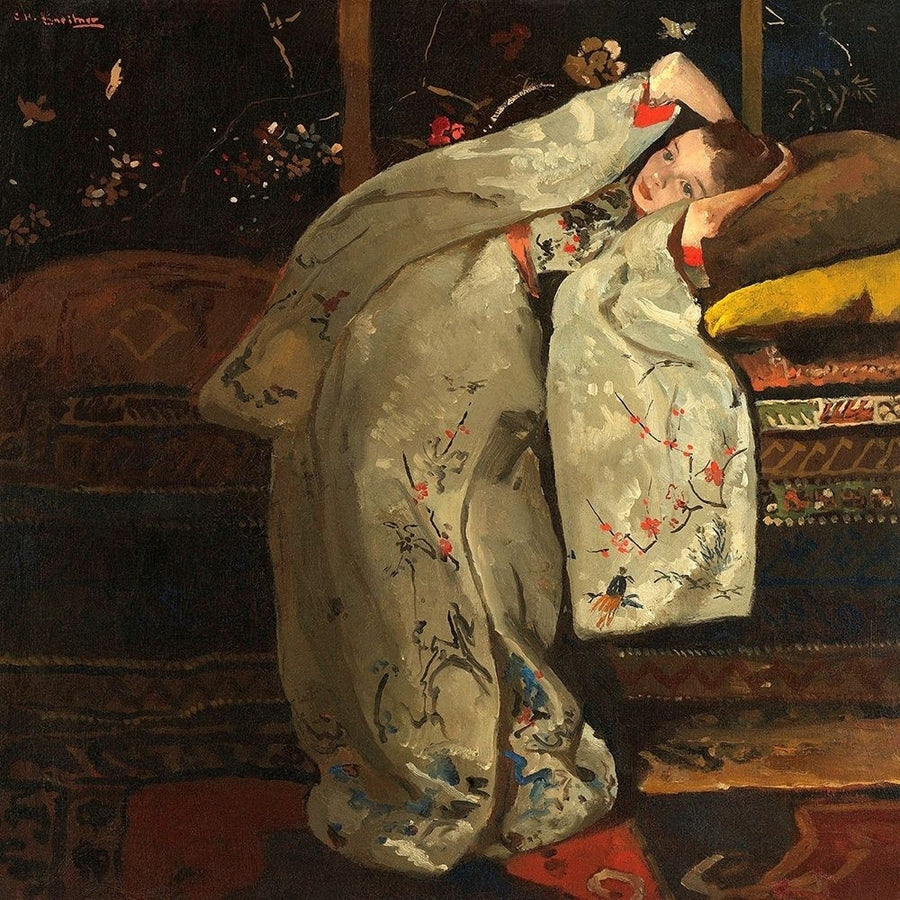 Girl in a White Kimono 1894 by George Hendrik Breitner-VARPDXB4073D Image 1