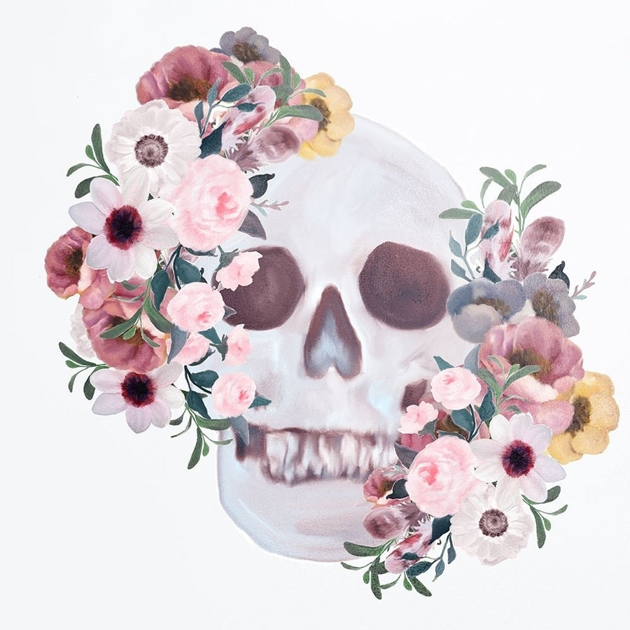 Flower Garden Skull Poster Print by Ann Bailey-VARPDXBASQ033A Image 1