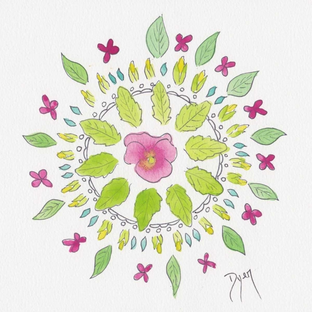 Nature Mandala II Poster Print by Beverly Dyer-VARPDXBDSQ062B Image 2