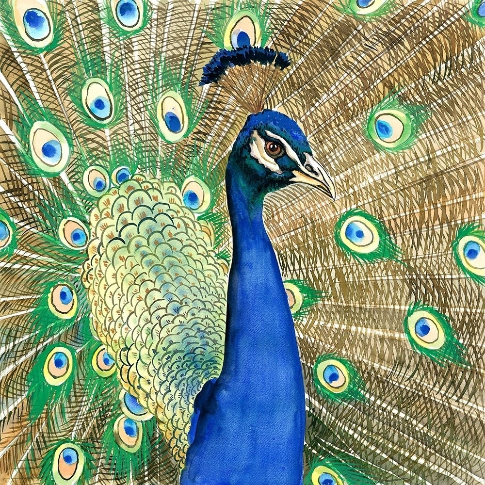 PEACOCK Poster Print by Atelier B Art Studio Atelier B Art Studio-VARPDXBEGANI505 Image 1