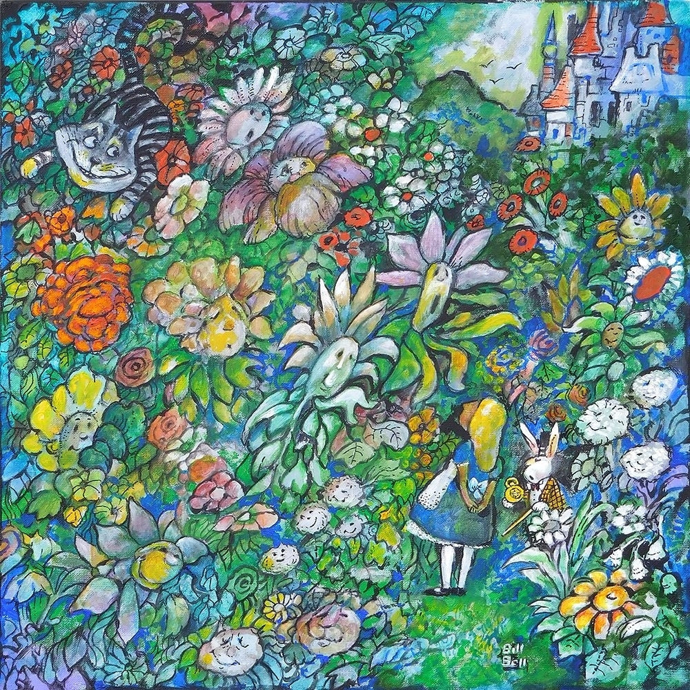 In the Wonderland Garden Poster Print - Bill Bell-VARPDXBILBEL245867 Image 1