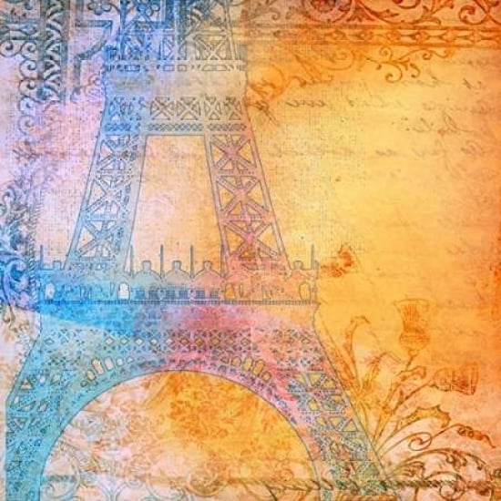 Romantic Paris Poster Print by Beverly Dyer-VARPDXCCSQ005A Image 1