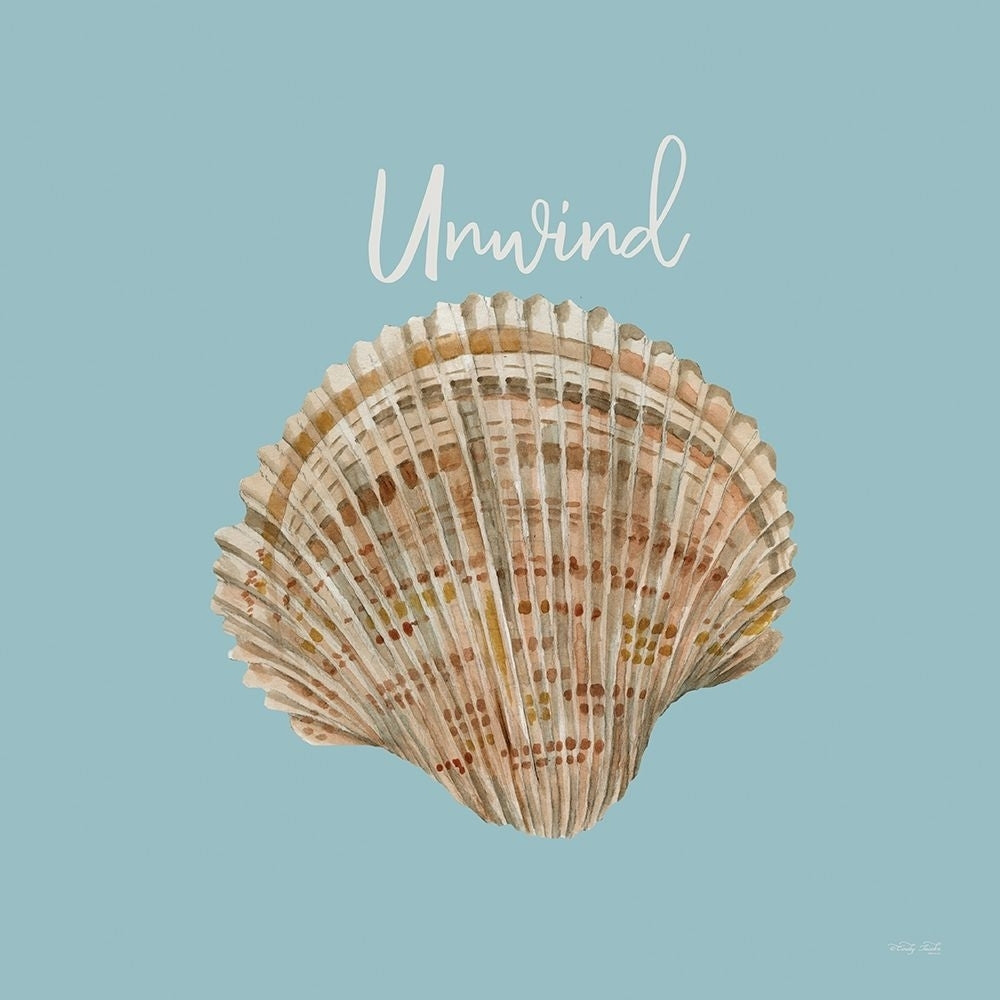 Unwind Seashell Poster Print - Cindy Jacobs-VARPDXCIN3537 Image 1