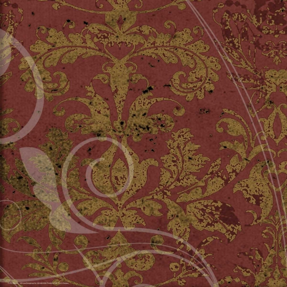 Brandy Wine Damask by Carole Stevens-VARPDXCSSQ248AC1 Image 1