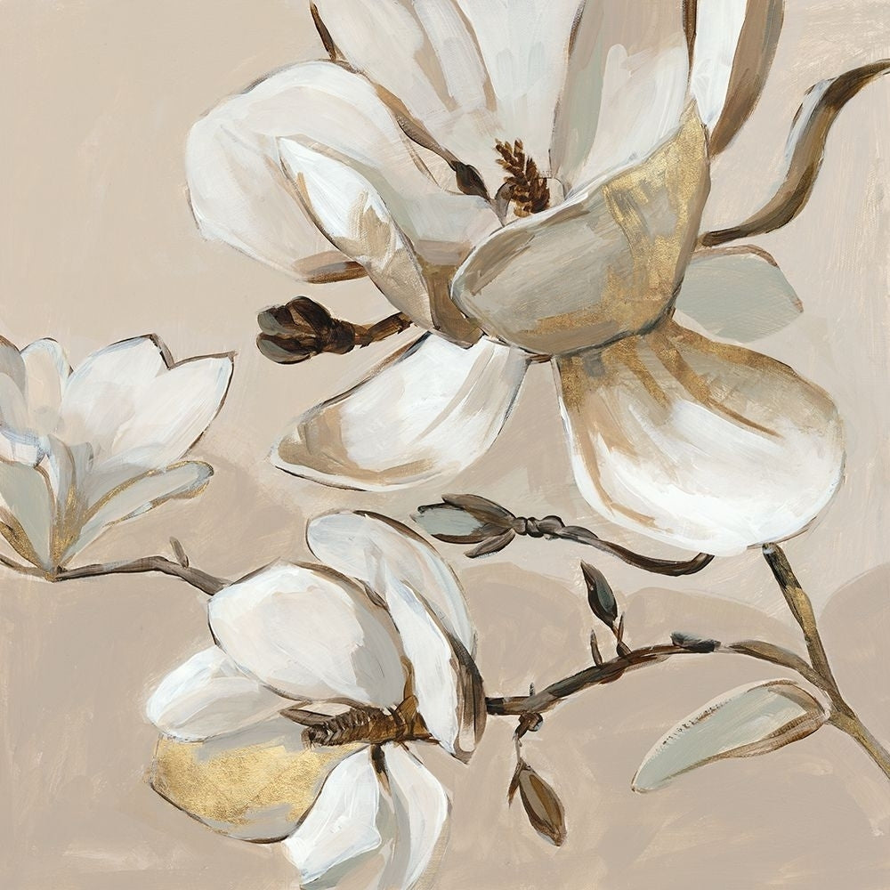 White Magnolia Branch II Poster Print - Q Jacob-VARPDXCQ047A Image 1