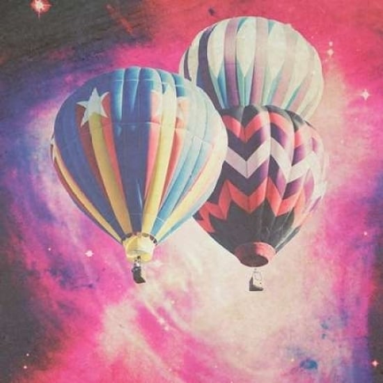 Pink Balloons in Space Poster Print by Davis Ashley Davis Ashley-VARPDXDASQ001 Image 1