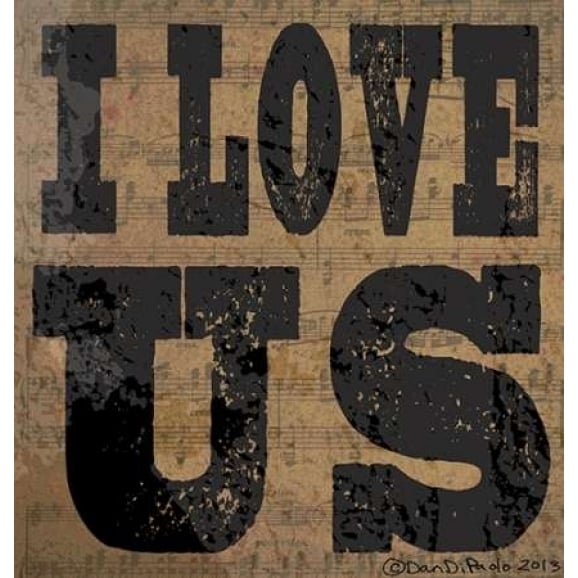 I love Us Poster Print by Dan DiPaolo-VARPDXDDPSQ518A Image 2