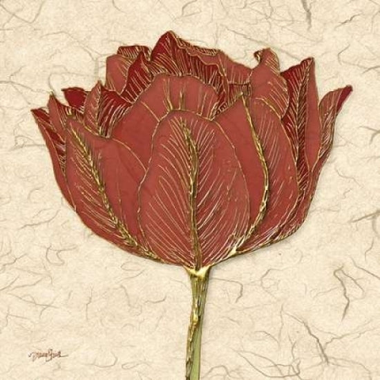 Red Tulip Poster Print by Diane Stimson-VARPDXDSSQ208A1 Image 2