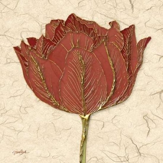 Red Tulip Poster Print by Diane Stimson-VARPDXDSSQ208A1 Image 1