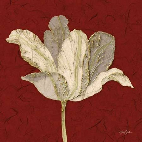 Red Behind Tulip Poster Print by Diane Stimson-VARPDXDSSQ208B1 Image 1