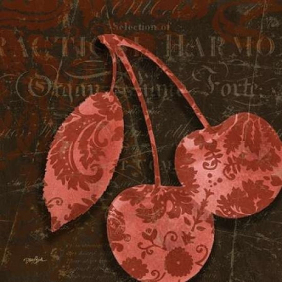 Cherry Damask Poster Print by Diane Stimson-VARPDXDSSQ230C1 Image 2