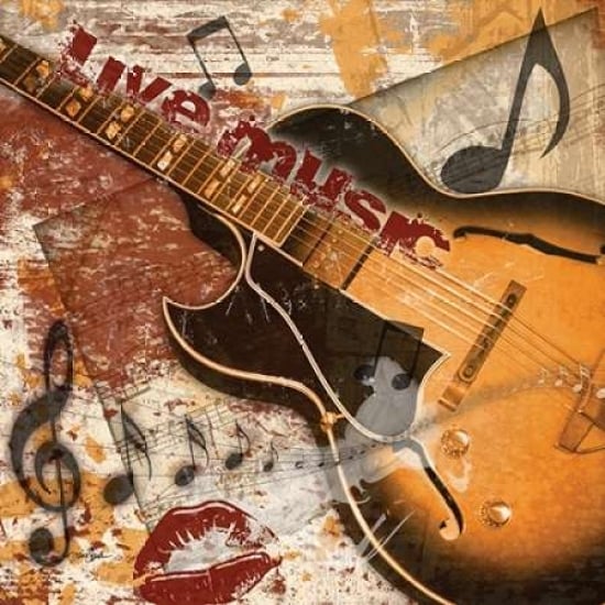 Guitar Rock 2 Poster Print by Diane Stimson-VARPDXDSSQ258B1 Image 1