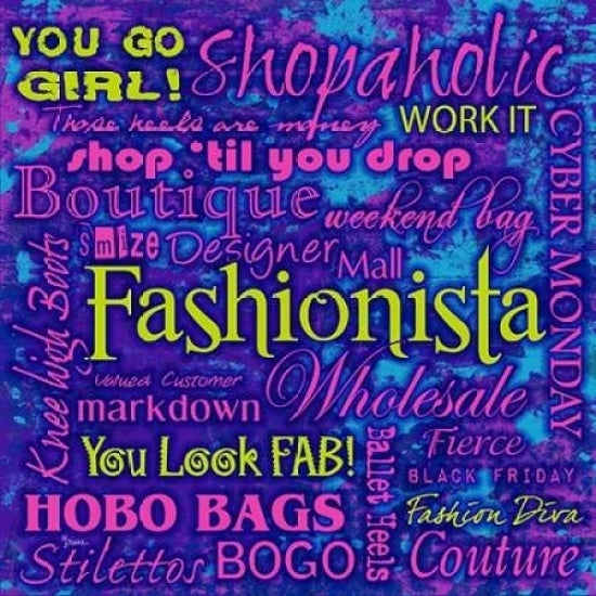 Fashionista Poster Print by Diane Stimson-VARPDXDSSQ278A Image 1