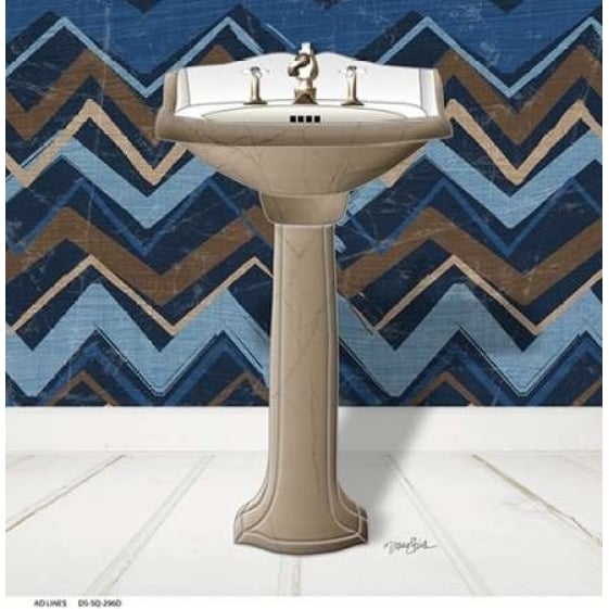 Chevron Sink 2 Poster Print by Diane Stimson-VARPDXDSSQ296D Image 2