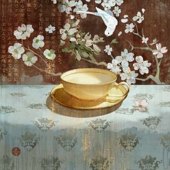 Regency Tea Cup Poster Print by Evelia Designs -VARPDXED004A Image 1