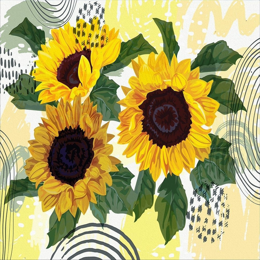 Sunflower Garden Bouquet Poster Print - Ronald Bolokofsky-VARPDXFAS2678 Image 1