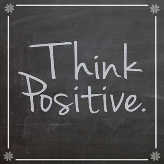 Think Positive Poster Print by Lauren Gibbons-VARPDXGLSQ037C Image 1