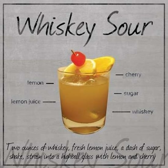 Whiskey Sour Poster Print by Lauren Gibbons-VARPDXGLSQ054B Image 1