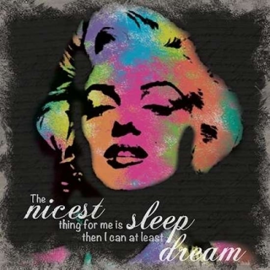 Marilyn Rainbow Dream Poster Print by Lauren Gibbons-VARPDXGLSQ066A Image 2