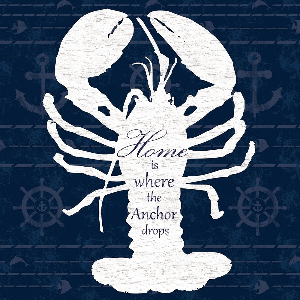 Lobster Talk Poster Print by Lauren Gibbons-VARPDXGLSQ214C Image 1