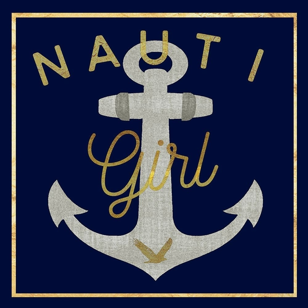 Nauti Girl in Navy Poster Print - GST-VARPDXGST1386 Image 1