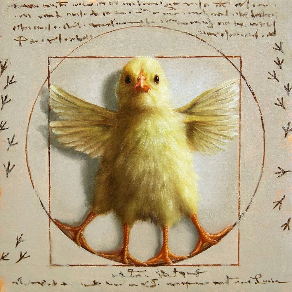 Vitruvian Chick by Lucia Heffernan-VARPDXH1755D Image 1