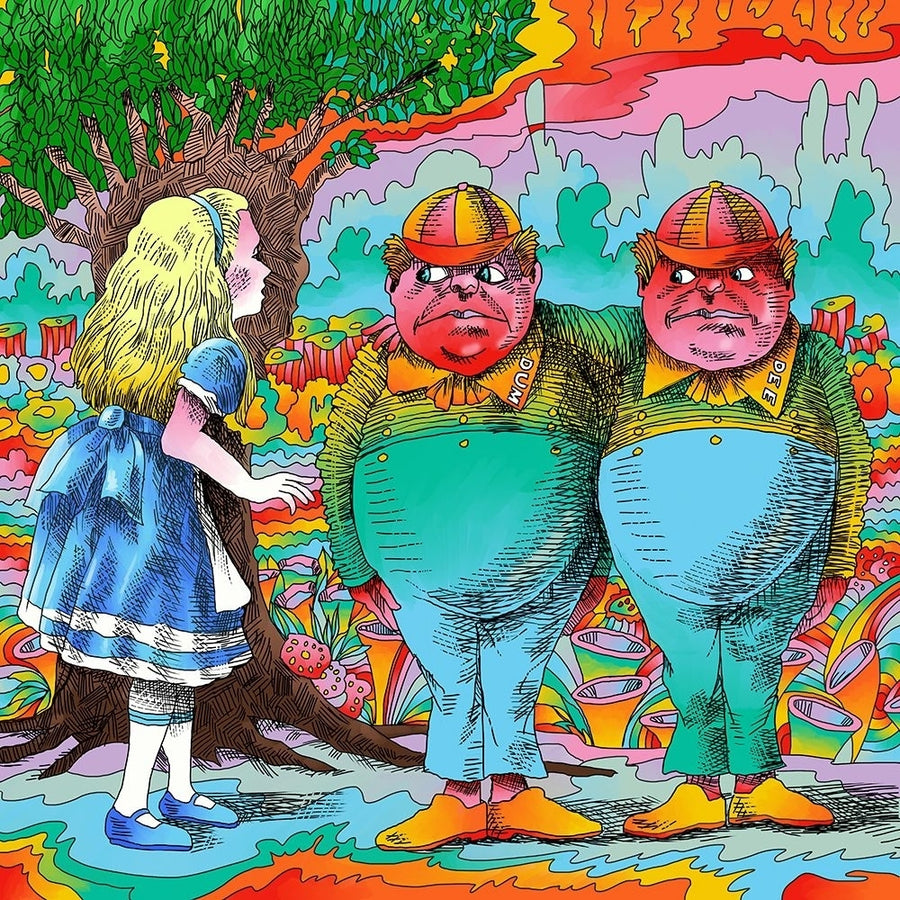 Alice-Tweedle-Dee-Dum Poster Print - Howie Green-VARPDXHOWGRE270782 Image 1