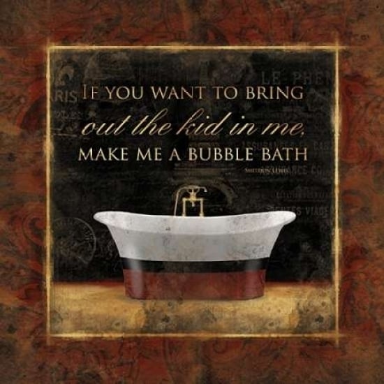 Bubble Bath Bordered Poster Print by Jace Grey-VARPDXJG9SQ029B2 Image 1