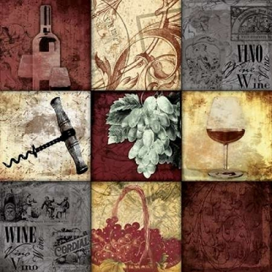 Wine 9 patch Poster Print by Jace Grey-VARPDXJGSQ064A2 Image 2